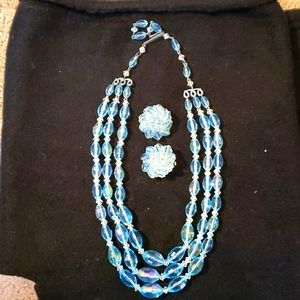 Vintage necklace and earring set